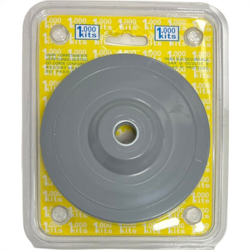 Suporte Para Disco De Lixa Mil Kits Rigido Cinza 4.1/2'' - M223