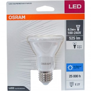 Lampada Led Par 20 Osram 6,5W. 6500K. 525Lm E-27