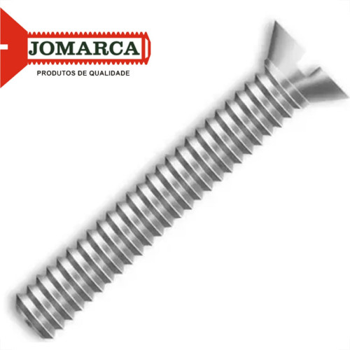 Parafuso Rosca Metrica Chata Fenda Jomarca 5 X 30Mm - Kit C/2 Centos Parafuso Rosca Metrica Chata Fenda Jomarca 5 X 30Mm - Kit C/2 Centos