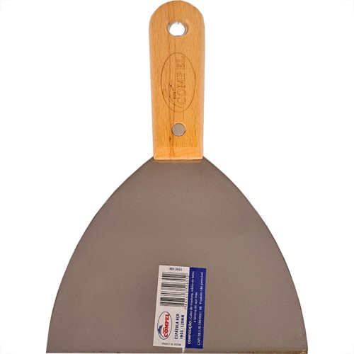 Espatula Compel Aco Inox Cabo Madeira 120Mm - Kit C/6 Pecas Espatula Compel Aco Inox Cabo Madeira 120Mm - Kit C/6 Pecas