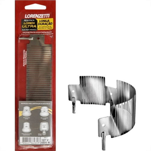Resistencia Lorenzetti Ultra Maxiducha/Belo Banho 5.500W. X 127V. - 065J