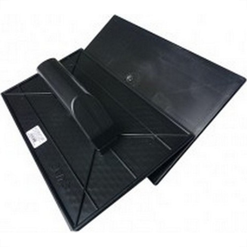 Desempenadeira Pvc Emave Preta Lisa 18 X30Cm - Kit C/6 Pecas Desempenadeira Pvc Emave Preta Lisa 18 X30Cm - Kit C/6 Pecas