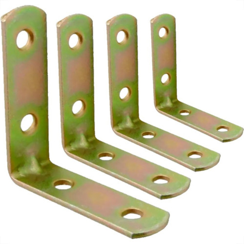 Cantoneira Para Moveis Overtime Bicromatizada Caixa Com 50 Pecas 2,1/2'' Cantoneira Para Moveis Overtime Bicromatizada Caixa Com 50 Pecas 2,1/2''