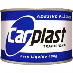 Massa Plastica Maxi Carplastic Cinza 400G . / Kit C/ 12 Peca