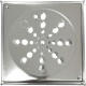 Grelha Aco Inox Quadrada Overtime 15X15Cm Com Fecho + Caixilho Grelha Aco Inox Quadrada Overtime 15X15Cm Com Fecho + Caixilho