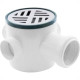 Caixa Sifonada Amanco 10X10 Redonda Grelha De Aluminio No.69 - 10359 Caixa Sifonada Amanco 10X10 Redonda Grelha De Aluminio No.69 - 10359