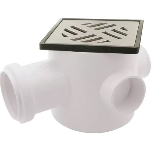 Caixa Sifonada Amanco 10X10 Quadrada Grelha De Aluminio No.68 - 10360 Caixa Sifonada Amanco 10X10 Quadrada Grelha De Aluminio No.68 - 10360