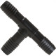 Conexao Preta Plasbohn Te Interno Triplo 1'' - Kit C/25 Pecas Conexao Preta Plasbohn Te Interno Triplo 1'' - Kit C/25 Pecas