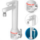 Torneira Eletrica Hydra Com Filtro Puravitta Parede Branca 220V. Torneira Eletrica Hydra Com Filtro Puravitta Parede Branca 220V.
