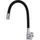 Torneira Gourmet Flex Parede Bica Movel Metal Hydramotion Preta - 1/4 Volta Torneira Gourmet Flex Parede Bica Movel Metal Hydramotion Preta - 1/4 Volta