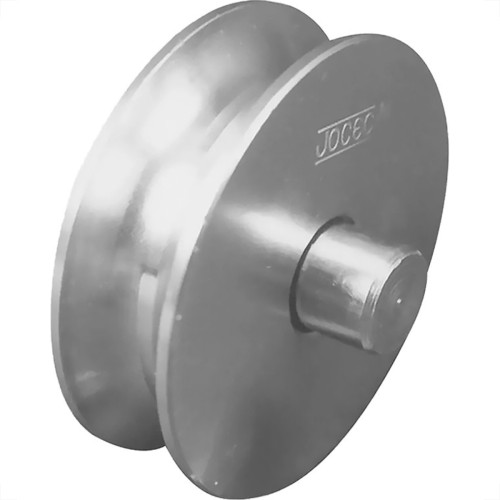 Roldana Para Portao Jocec ''V'' 1.1/2'' Com Eixo E Rolamento - Kit C/2 Pecas Roldana Para Portao Jocec ''V'' 1.1/2'' Com Eixo E Rolamento - Kit C/2 Pecas