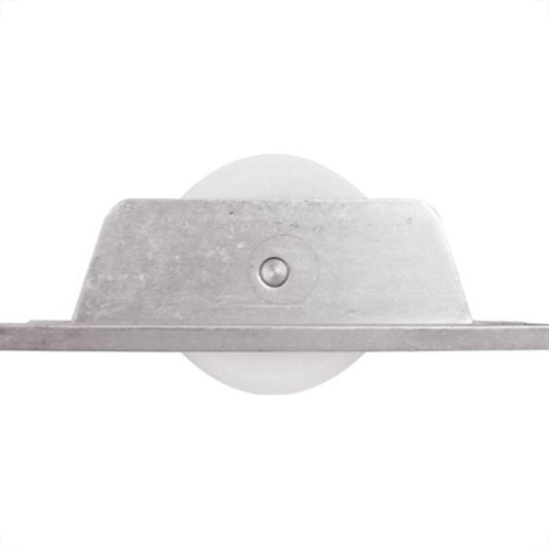 Roldana Para Portao Nylon ''V'' Com Suporte De Aluminio 75Mm - Kit C/2 Pecas Roldana Para Portao Nylon ''V'' Com Suporte De Aluminio 75Mm - Kit C/2 Pecas
