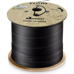 Cabo De Fibra Optica Flat Drop Codigo Anatel 03086-18-08009 - Elgin 1.000M