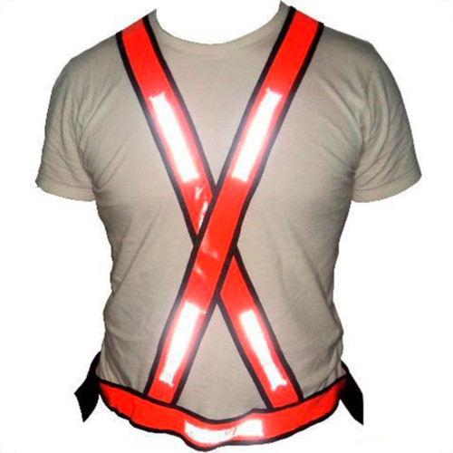 Colete X Para Sinalizacao Nikokit Noturno/Diurno Laranja Colete X Para Sinalizacao Nikokit Noturno/Diurno Laranja