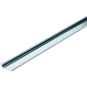 Suporte Disjuntor Trilho Liso Galvanizado Aiedem 20Cm