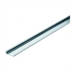 Suporte Disjuntor Trilho Liso Galvanizado Aiedem 100Cm