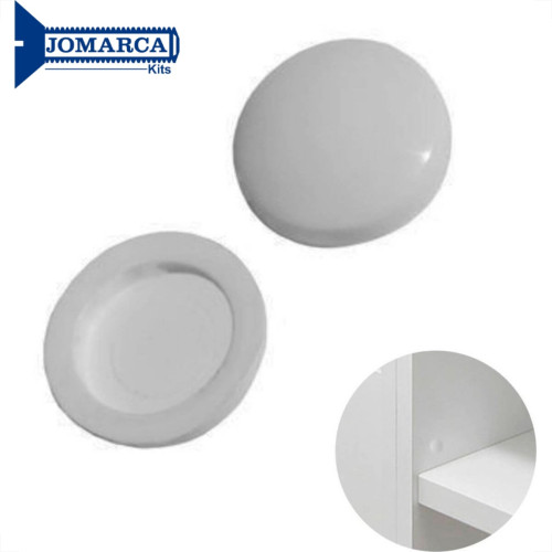 Tampinha Para Parafuso Jmk Branca 13Mm Pacote Com 100 Pecas