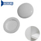 Tampinha Para Parafuso Jmk Branca 13Mm Pacote Com 100 Pecas