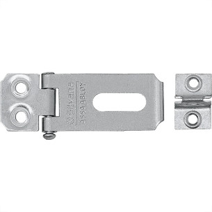Porta Cadeado Zincado Silvana 1.1/2'' - Kit C/12 Pecas