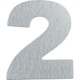 Numero Residencial Atlas Escovado No.2 - 12,5Cm Numero Residencial Atlas Escovado No.2 - 12,5Cm