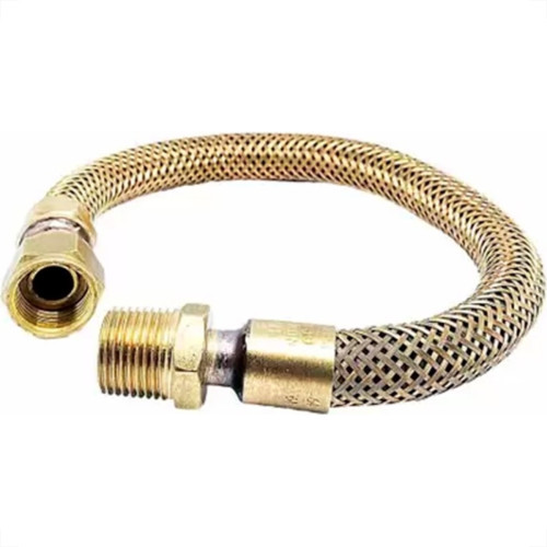 Mangueira Para Gas Malha Aco Tomback Contuflex 60Cm Mangueira Para Gas Malha Aco Tomback Contuflex 60Cm