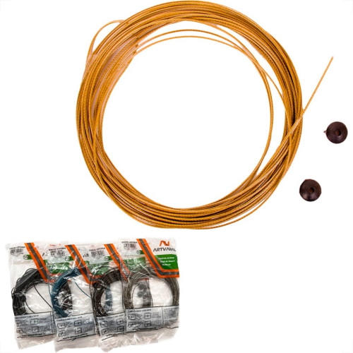 Varal De Aco Art Varal Revestido Pvc 1,65Mm X 15M - Kit C/12 Pecas Varal De Aco Art Varal Revestido Pvc 1,65Mm X 15M - Kit C/12 Pecas