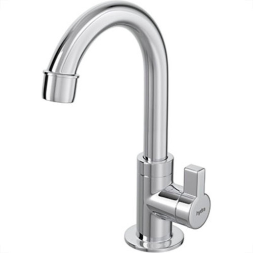 Torneira Bica Movel Pia Mesa Abs Hydraplus Plastica Metalizada - 1/4 De Volta