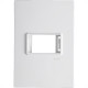 Placa Conjunto Modular Ilumi Vivaz 4X2 - 1 Modulo Horizontal + Suporte 76070 Placa Conjunto Modular Ilumi Vivaz 4X2 - 1 Modulo Horizontal + Suporte 76070