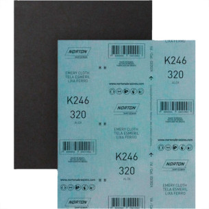 Lixa Ferro Norton 320 - Kit C/50 Pecas