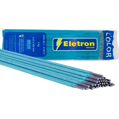Eletrodo Eletron Carbono E-6013 - Azul 3,25Mm - Caixa - Kit C/2 Kilos Eletrodo Eletron Carbono E-6013 - Azul 3,25Mm - Caixa - Kit C/2 Kilos