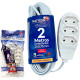 Extensao Naticon Paralela 2 Polos 0,75Mm Branca - 2M Extensao Naticon Paralela 2 Polos 0,75Mm Branca - 2M