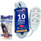 Extensao Naticon Paralela 2 Polos 0,75Mm Branca -10M Extensao Naticon Paralela 2 Polos 0,75Mm Branca -10M