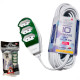 Extensao Naticon Pp 2 Polos + Terra 0,75Mm Branca -10M Extensao Naticon Pp 2 Polos + Terra 0,75Mm Branca -10M