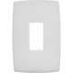 Placa Pial Plus+ Branca 4X2 - 1 Modulo Horizontal - 618501Bc