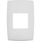 Placa Pial Plus+ Branca 4X2 - 2 Modulos - 618502Bc Placa Pial Plus+ Branca 4X2 - 2 Modulos - 618502Bc