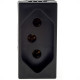 Modulo Pial Plus+ 1 Tomada 10A. Borne Automatico Preta - 615038Pt Modulo Pial Plus+ 1 Tomada 10A. Borne Automatico Preta - 615038Pt