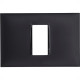 Placa Pial Plus+ Preta 4X2 - 1 Modulo Horizontal - 618501Pt Placa Pial Plus+ Preta 4X2 - 1 Modulo Horizontal - 618501Pt