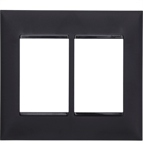 Placa Pial Plus+ Preta 4X4 - 3 Modulos + 3 Modulos Horizontais Placa Pial Plus+ Preta 4X4 - 3 Modulos + 3 Modulos Horizontais