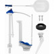 Mecanismo Para Caixa Acoplada Astra Convencional Kit Completo Acionamento Simples Botao Branco - Mu/Sp*Branco