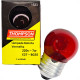 Lampada Bolinha Thompson 7Wx220V Vermelha - Kit C/10 Pecas Lampada Bolinha Thompson 7Wx220V Vermelha - Kit C/10 Pecas