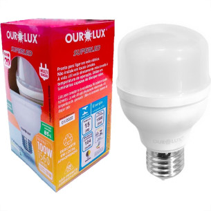 Lampada Led Bulbo Superled Ourolux 15W 1560Lm