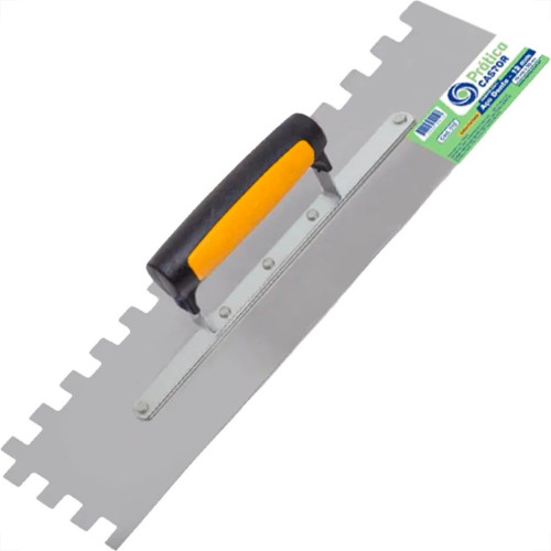 Desempenadeira Aco Castor Dentada Pratica 10 X 35Cm Dente 12Mm - 512 Desempenadeira Aco Castor Dentada Pratica 10 X 35Cm Dente 12Mm - 512