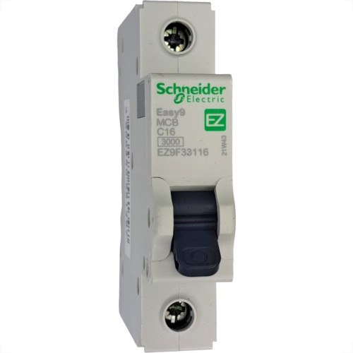 Disjuntor Schneider ''Din'' Unipolar 16A. C Disjuntor Schneider ''Din'' Unipolar 16A. C