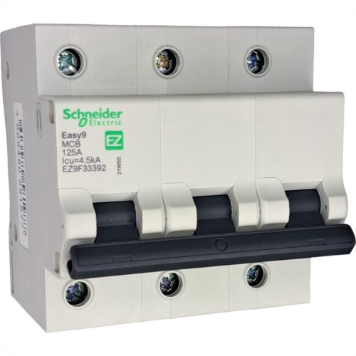 Disjuntor Schneider ''Din'' Tripolar 125A. C Disjuntor Schneider ''Din'' Tripolar 125A. C