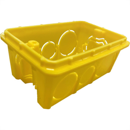 Caixinha De Luz Pvc Tramontina Amarela 4X2 - (Encaixe 1/2''-3/4''-1'') - Kit C/25 Pecas Caixinha De Luz Pvc Tramontina Amarela 4X2 - (Encaixe 1/2''-3/4''-1'') - Kit C/25 Pecas