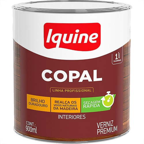Verniz Iquine Copal Incolor 900Ml