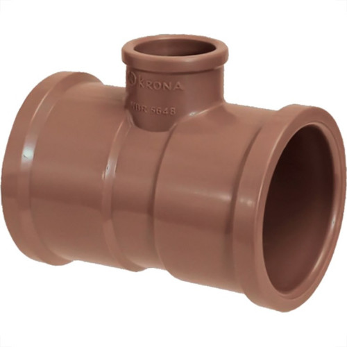 Te Soldavel Krona Reducao 50X40Mm - Kit C/6 Pecas Te Soldavel Krona Reducao 50X40Mm - Kit C/6 Pecas