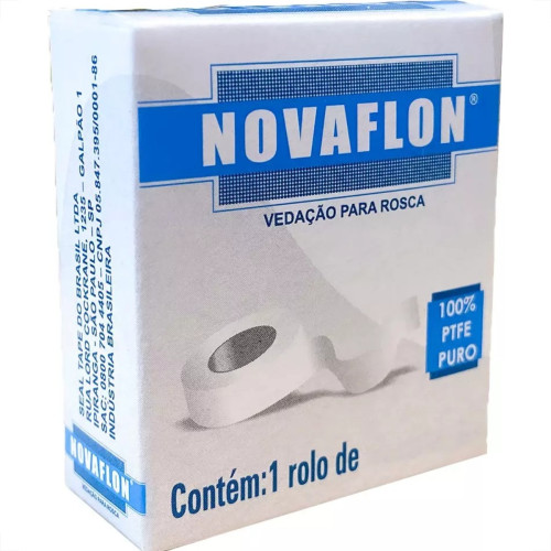 Veda Rosca Novaflon 18X10M - Kit C/120 Pecas Veda Rosca Novaflon 18X10M - Kit C/120 Pecas