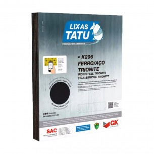 Lixa Ferro Tatu 100 - Pacote Com 25 Fls . / Kit C/ 25 Peca
