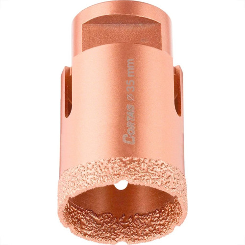 Serra Copo Diamantada Cortag Para Esmerilhadeira 35Mm